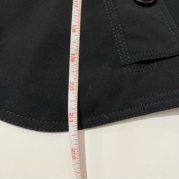 Larry Levine Stretch Black 2 Button Front Women's Jacket Blazer Size Medium - Picture 12 of 16